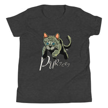 Load image into Gallery viewer, Purfect Kitty Cat Youth Short Sleeve T-Shirt

