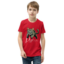 Load image into Gallery viewer, Purfect Kitty Cat Youth Short Sleeve T-Shirt
