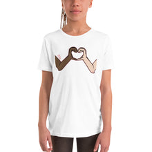 Load image into Gallery viewer, Ava&#39;s Designs Love  Youth Short Sleeve T-Shirt
